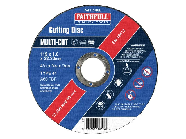 Multi-Purpose Cutting Disc (Pack 10)