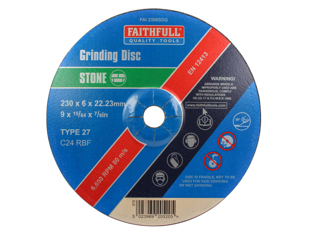 Depressed Centre Stone Grinding Disc