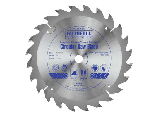 TCT Cordless Trimsaw Blade